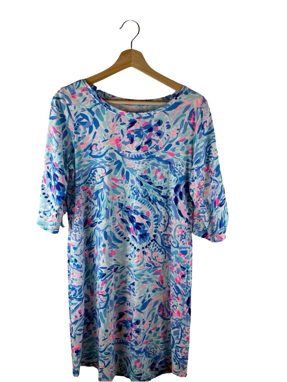 Lilly Pulitzer Preston Dress in Party Wave Medium